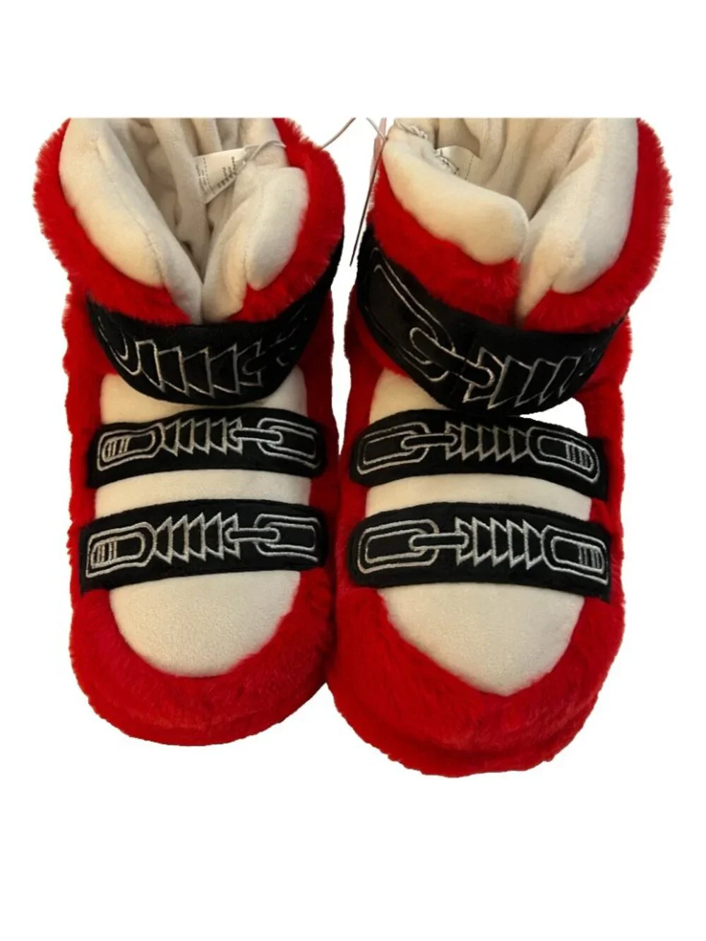 Kids Wondershop Red Ski Bootie Fuzzy House Slipper Sz S 13-1 NWT